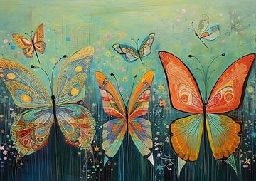 Schmetterlingstanz von ARTEO Gemälde