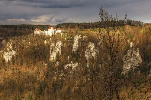 Kasteel Wildenstein bij Leibertingen in het natuurpark Opper-Donau