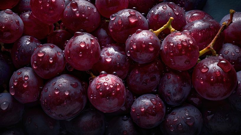 Red grapes by Studio XII