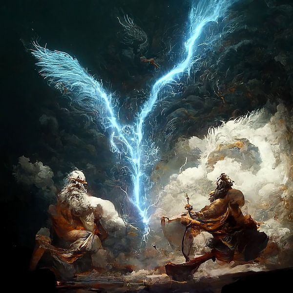 DIGITAL ART legend of mtyh god by rinda ratuliu