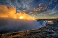 Lever de soleil aux chutes du Niagara par Rene Ladenius Digital Art Aperçu