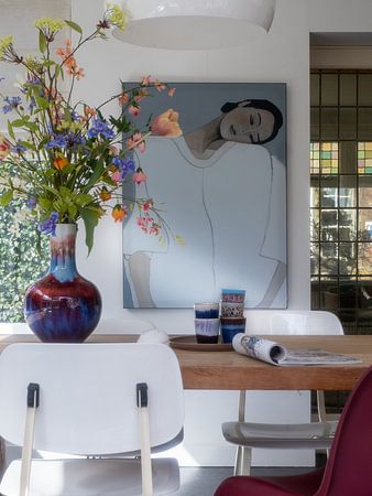 Modern abstract portrait 