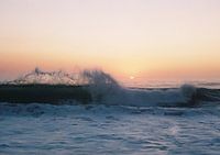 Wellen im Meer bei Sonnenuntergang - Atlantischer Ozean