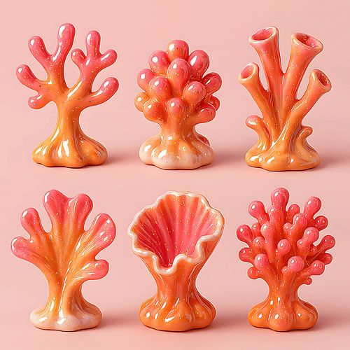 Coral Candy Kollektion in glänzenden Sonnenuntergangstönen