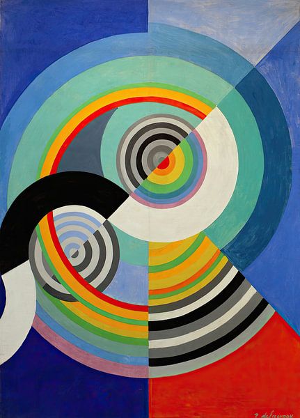 Rhythmus Nr. 3 (1938) von Robert Delaunay von Peter Balan