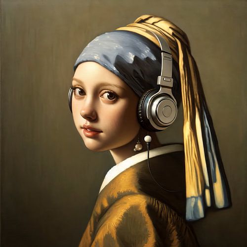 Girl with a Pearl Earring loves music
