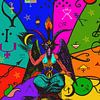 Pop Art Baphomet von Lucia