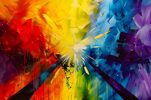 peinture numérique abstraite