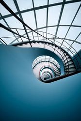 Blaue Spirale