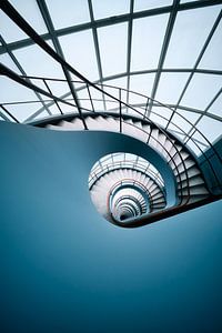 Blaue Spirale