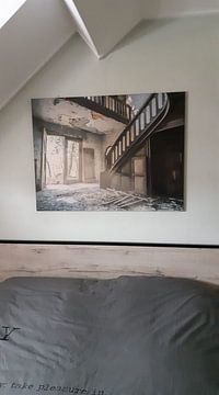 Kundenfoto: Treppe in der verlassenen Villa, Belgien von Art By Dominic
