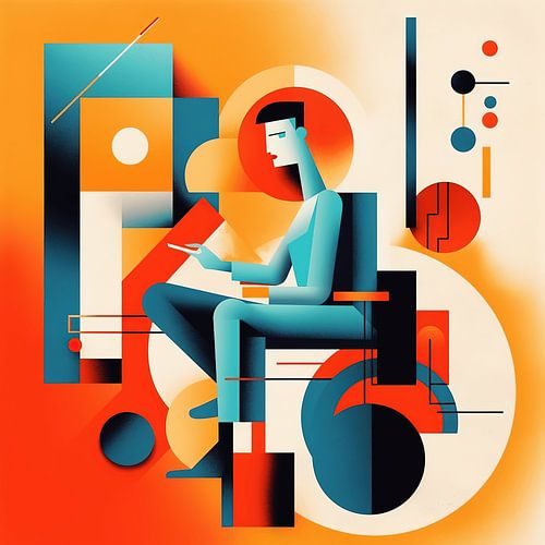 Gebalanceerd Palet: Vormen en Kleuren