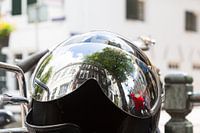 Stadsgezicht in helm