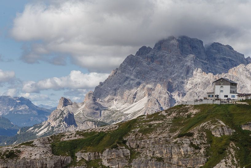 Drei Zinnen oder die Auronzo-Hütte Tre Cimi di Lavaredo von Menno Schaefer
