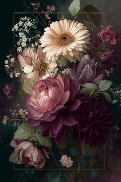 Blumen bei Nacht Nr. 7 von Studio BB