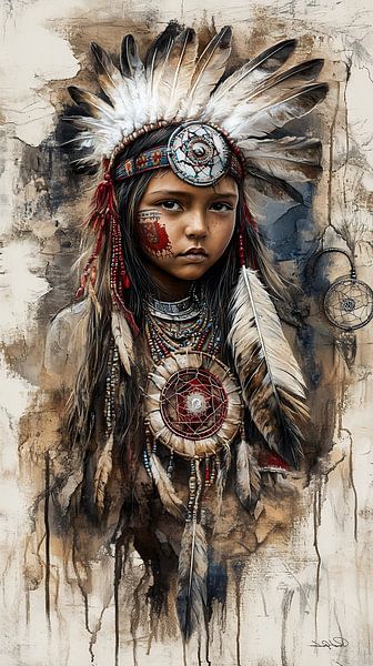 Indien à la Da Vinci par Gelissen Artworks
