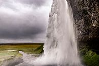 Wasserfall Seljalandsfoss in Island von Sjoerd van der Wal Fotografie Miniaturansicht