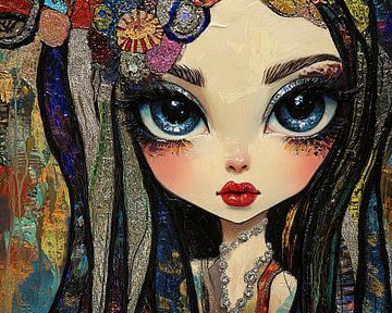 Les grands yeux sur Peintures accrocheuses