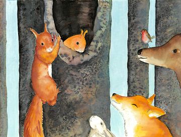 Gefunden! – Eichhörnchen von Martine van Nieuwenhuyzen
