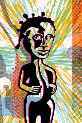 african figure