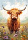Highland Cow Schottischer Highlander Cattle von Niklas Maximilian Miniaturansicht
