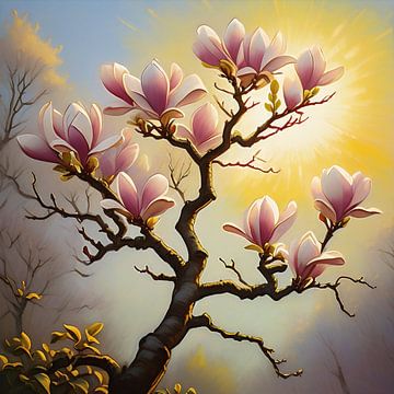 Zonovergoten magnolia van Samir Becic