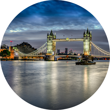 Londen - Tower Bridge - Thames van Rene Siebring