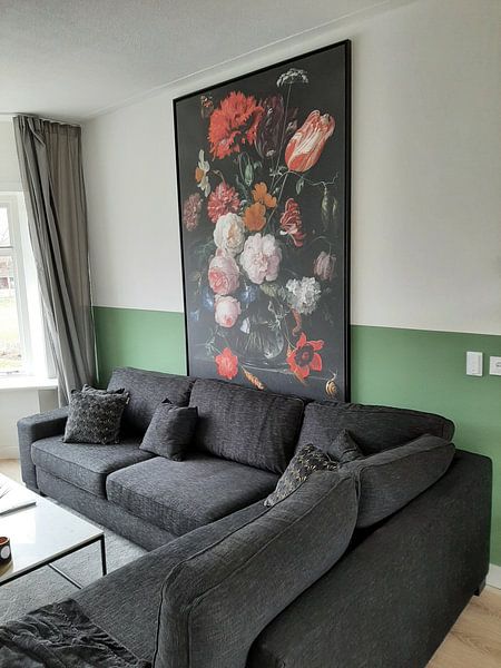 Customer photo: Still life with flowers in a glass vase, Jan Davidsz. de Heem, on canvas