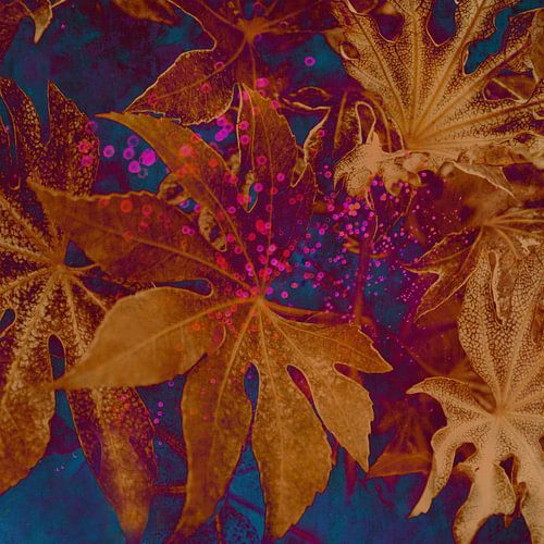 Bladeren in herfstkleur