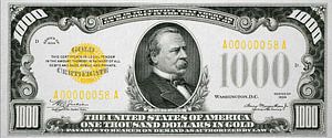 1000 Dollar Bill
