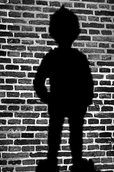 Le côté obscur de Bartje (noir et blanc) par Marcel Runhart