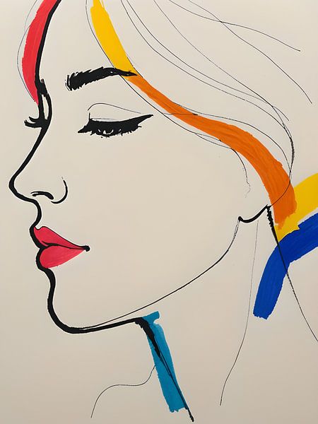 Elegant lady by Hilde Remerie Photography and digital art