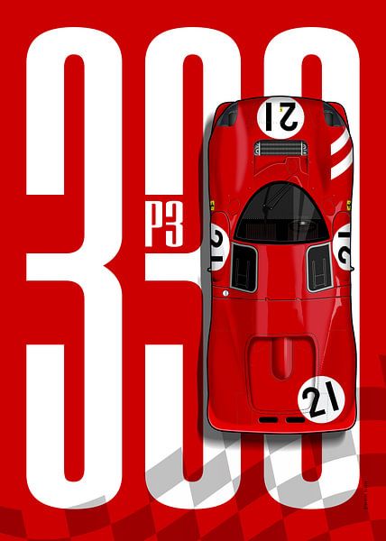 Ferrari 330 P3 Top Tribute von Theodor Decker