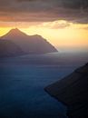 Coucher de soleil sur l'île de Kalsoy par Nando Harmsen Aperçu