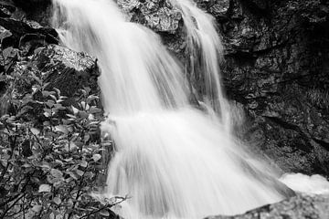 Wasserfall in Nahaufnahme