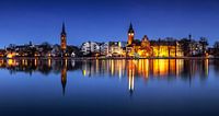 Berlin Köpenick - Panorama de la vieille ville à l'heure bleue par Frank Herrmann Aperçu