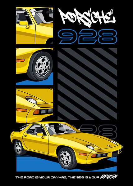 Porsche 928 Car by Adam Khabibi