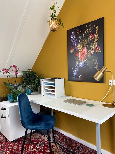 Customer photo: Royal Flora by Fine Art Flower - Artist Sander van Laar, on canvas