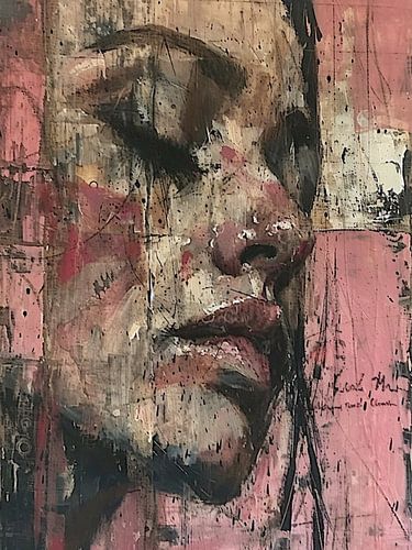 Portrait abstrait moderne