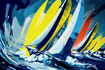 Sailboat Regatta by Max Steinwald
