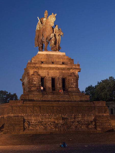 Equestrian statue of Emperor Wilhelm I. , German Corner by Torsten Krüger