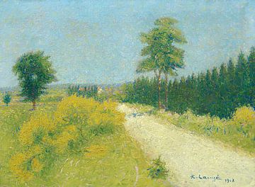 De weg van Belvèze naar Le Relai, Achille Laugé