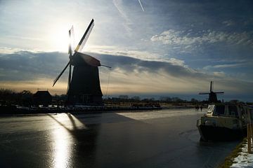 De windmolen in Alkmaar
