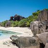 Tropical beach, La Digue Island, Seychelles by Nancy Pauwels Photo