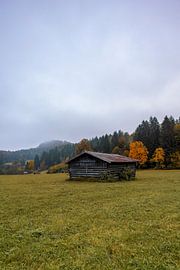 Gloomy autumn day in Garmisch-Partenkirchen