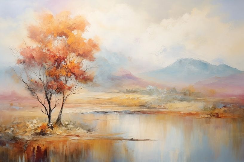 Sereen landschap van Imagine