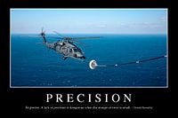 STK107238M-Precision: Inspirerende en motiverende poster