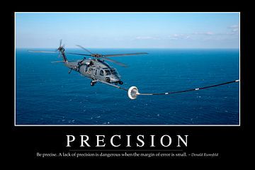 STK107238M-Precision: Inspirational Quote and Motivational Poster by Stocktrek Images