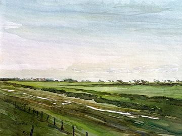 Sylter Landschaft von Nordlicht Atelier