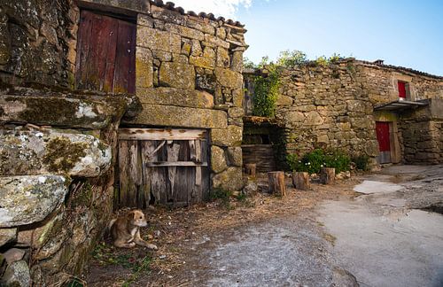 characteristic village house in Galicia